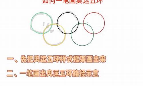 奥运五环一笔画成怎么画_一笔画出奥运五环多少种画法