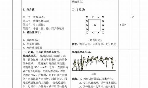 田径体育教案小学5年级_体育田径教案大全